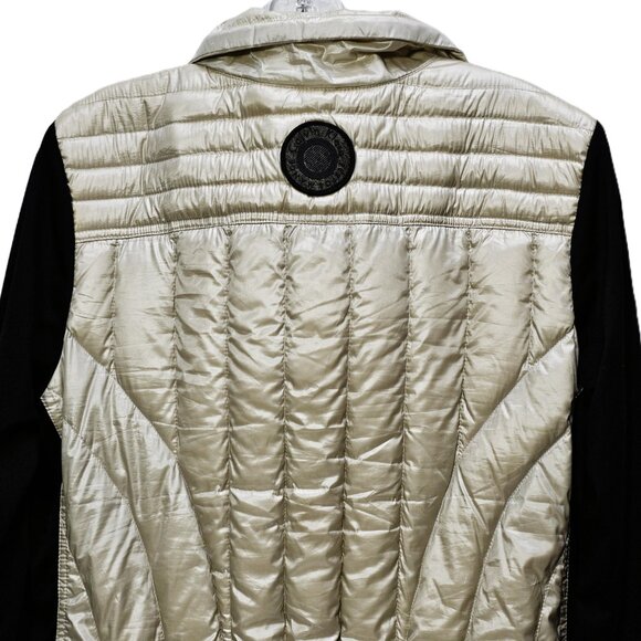 ✨ Calvin Klein Performance Jacket – Women’s 1X, Light Gold Bodice & Black Knit S - Picture 12 of 15